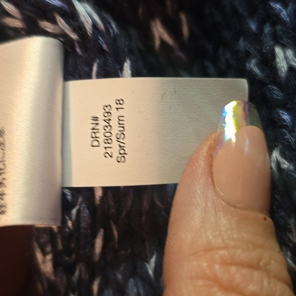 Eddie Bauer Space Die Blue Hooded Tunic Sweater Hoodie Small - Picture 10 of 10